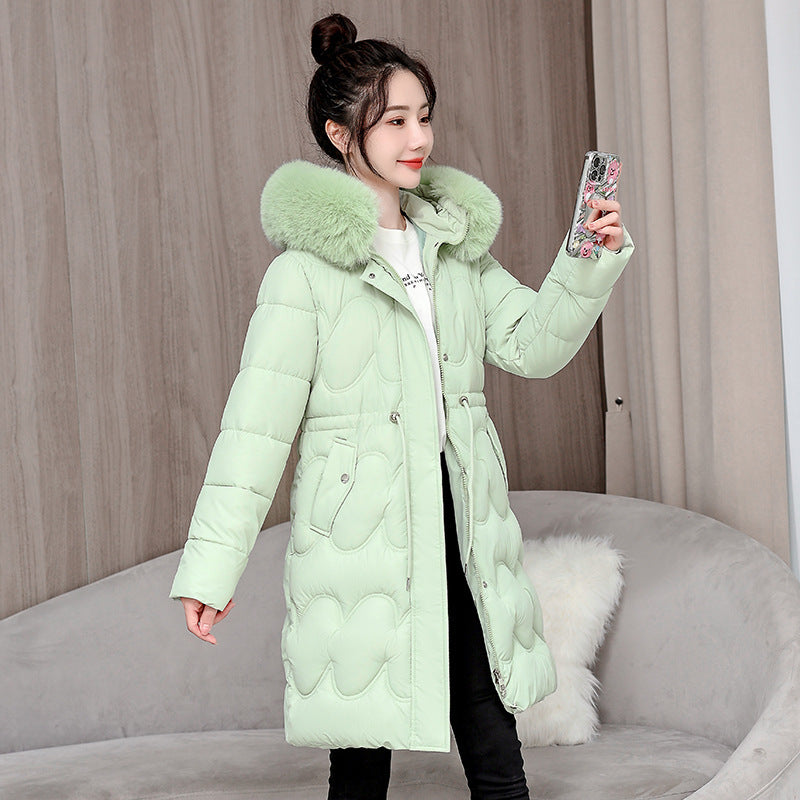 Women's coat Waist Slimming Fur Collar Cotton Coat