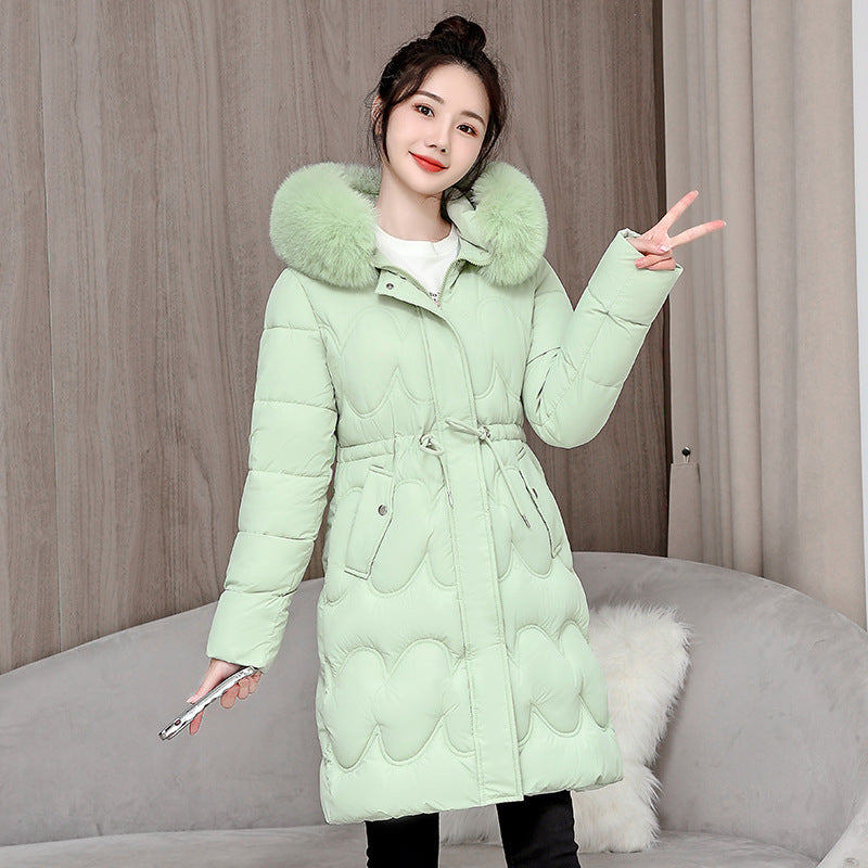 Women's coat Waist Slimming Fur Collar Cotton Coat