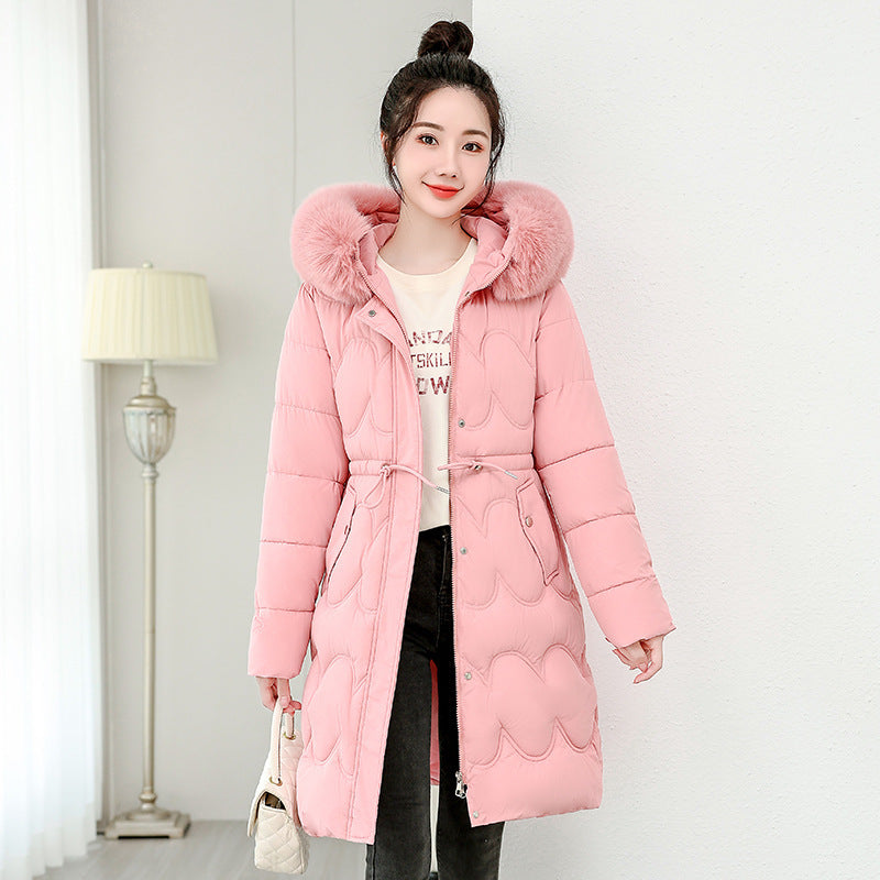 Women's coat Waist Slimming Fur Collar Cotton Coat