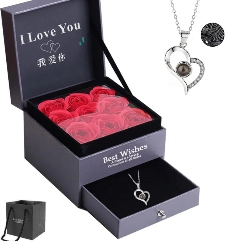 100 Languages I Love You Projection Necklace Little Luxuries