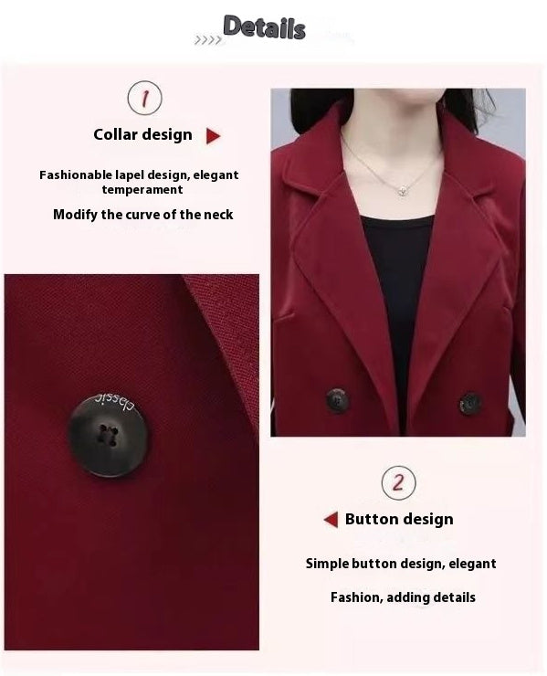 Short Suit Coat Women's All-match Wool Top