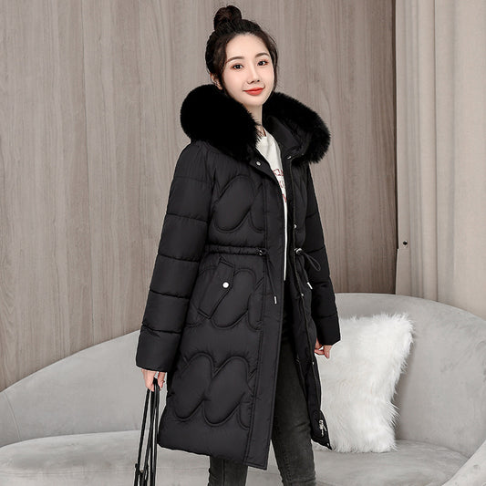 Women's coat Waist Slimming Fur Collar Cotton Coat