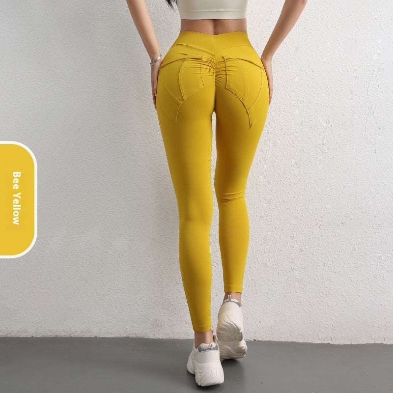 Nude Feel High Waist Hip Lift Yoga Pants Women's Sports Fitness Little Luxuries