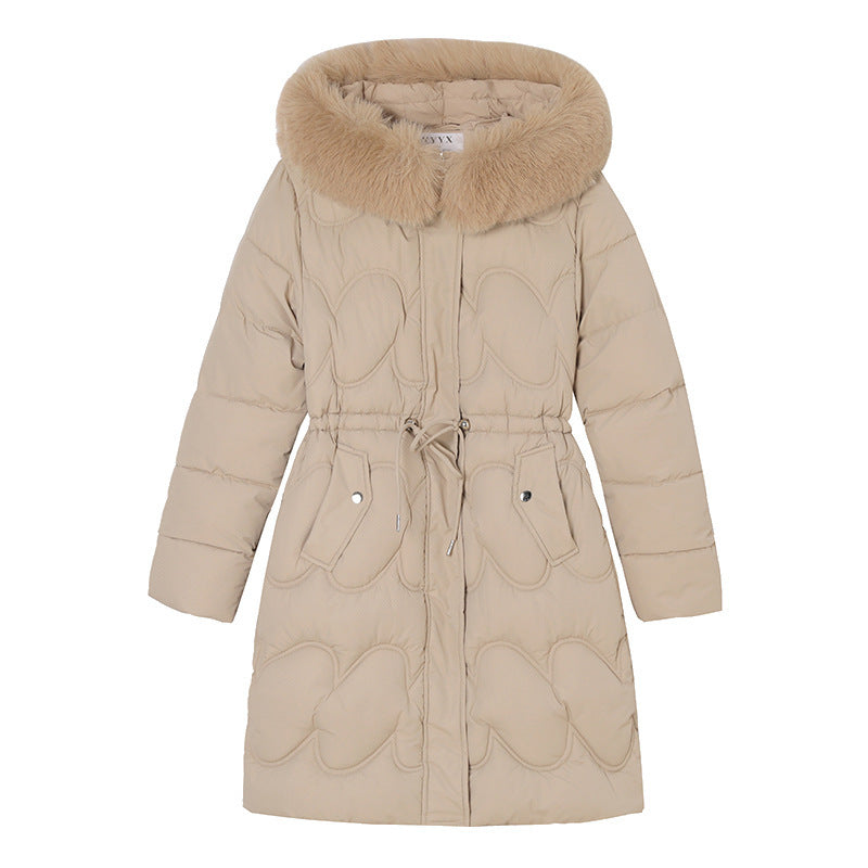 Women's coat Waist Slimming Fur Collar Cotton Coat