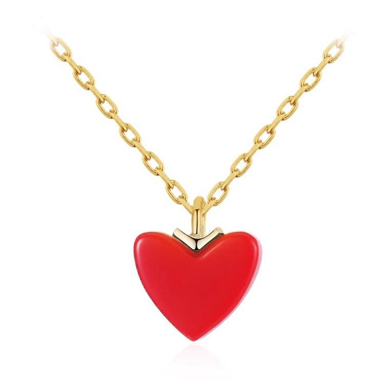 Red Heart Necklace