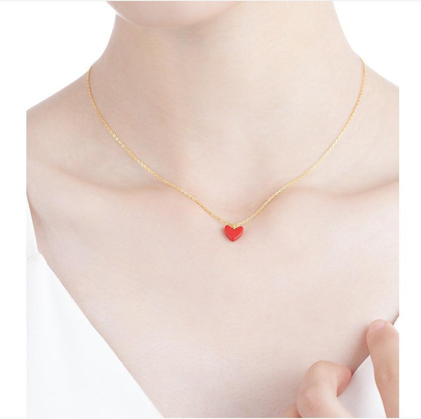 Red Heart Necklace