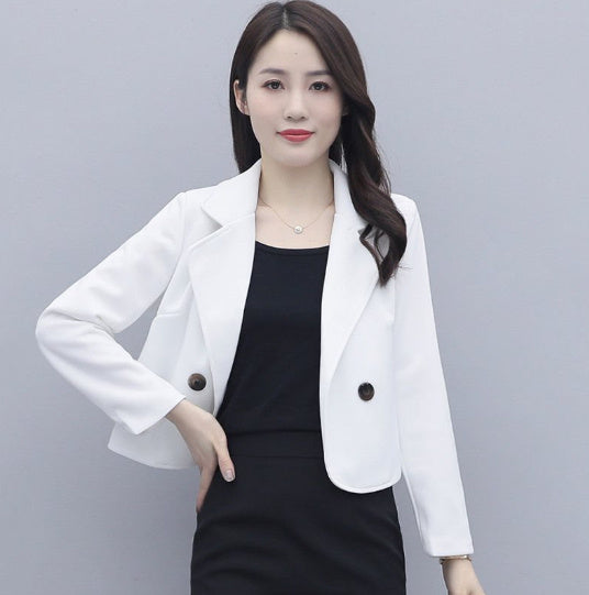 Short Suit Coat Women's All-match Wool Top