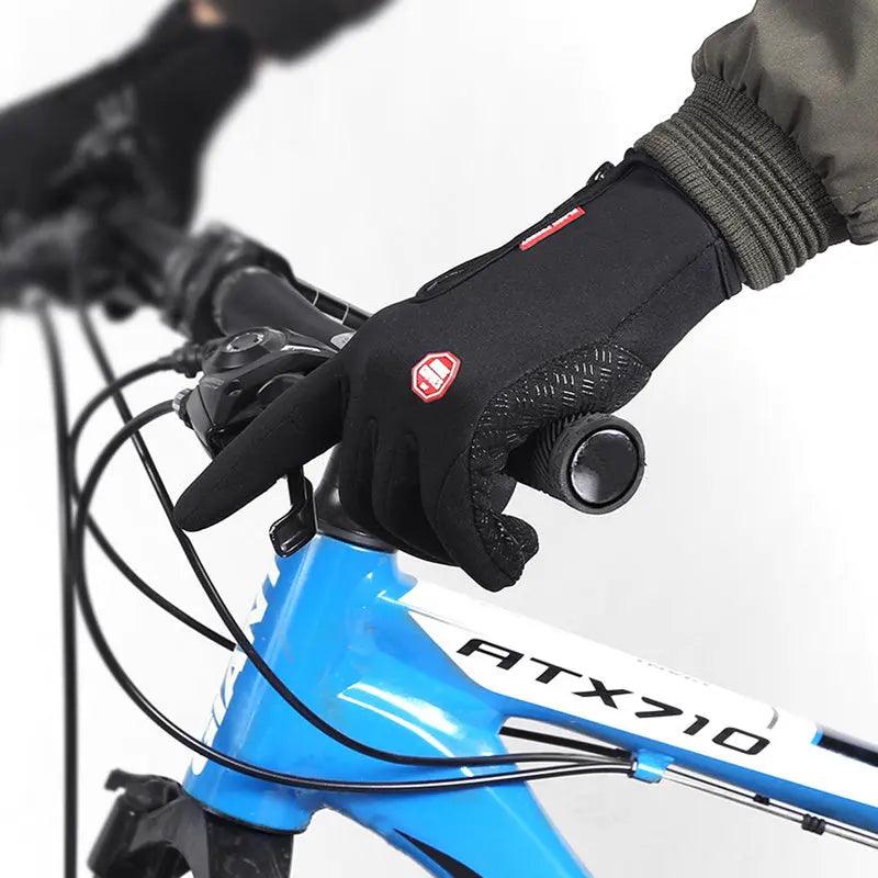 Winter Gloves Touch Screen Riding Motorcycle Sliding Waterproof Sports Gloves With Fleece winter gloves Little Luxuries 