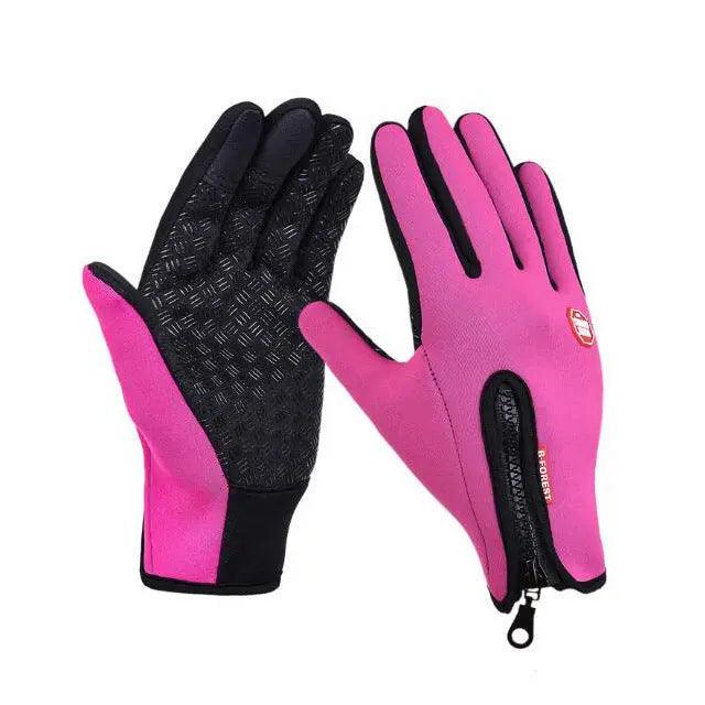 Winter Gloves Touch Screen Riding Motorcycle Sliding Waterproof Sports Gloves With Fleece winter gloves Little Luxuries 