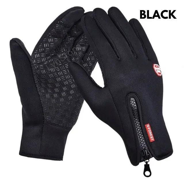 Winter Gloves Touch Screen Riding Motorcycle Sliding Waterproof Sports Gloves With Fleece winter gloves Little Luxuries 