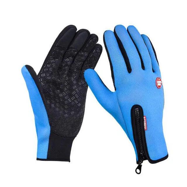 Winter Gloves Touch Screen Riding Motorcycle Sliding Waterproof Sports Gloves With Fleece winter gloves Little Luxuries 