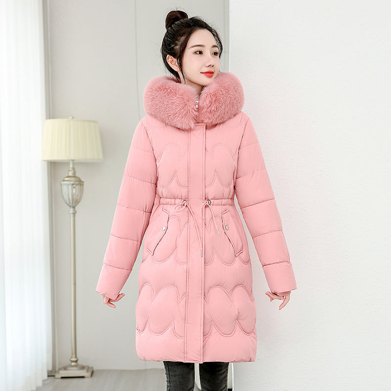 Women's coat Waist Slimming Fur Collar Cotton Coat