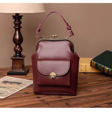 New Women's Large Capacity Leather Bag