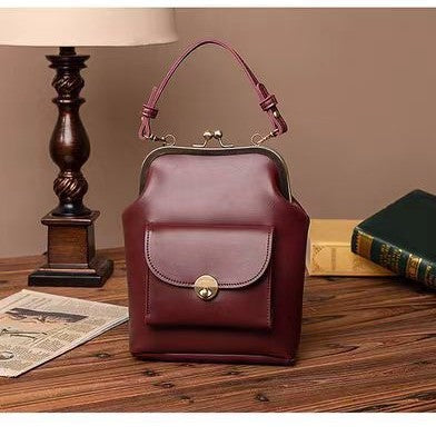 New Women's Large Capacity Leather Bag